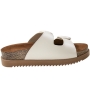 Tamanco Feminino Moleca Birk Fivela - BRANCO OFF