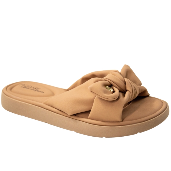 Tamanco Feminino Modare Rasteiro Laço  - NUDE