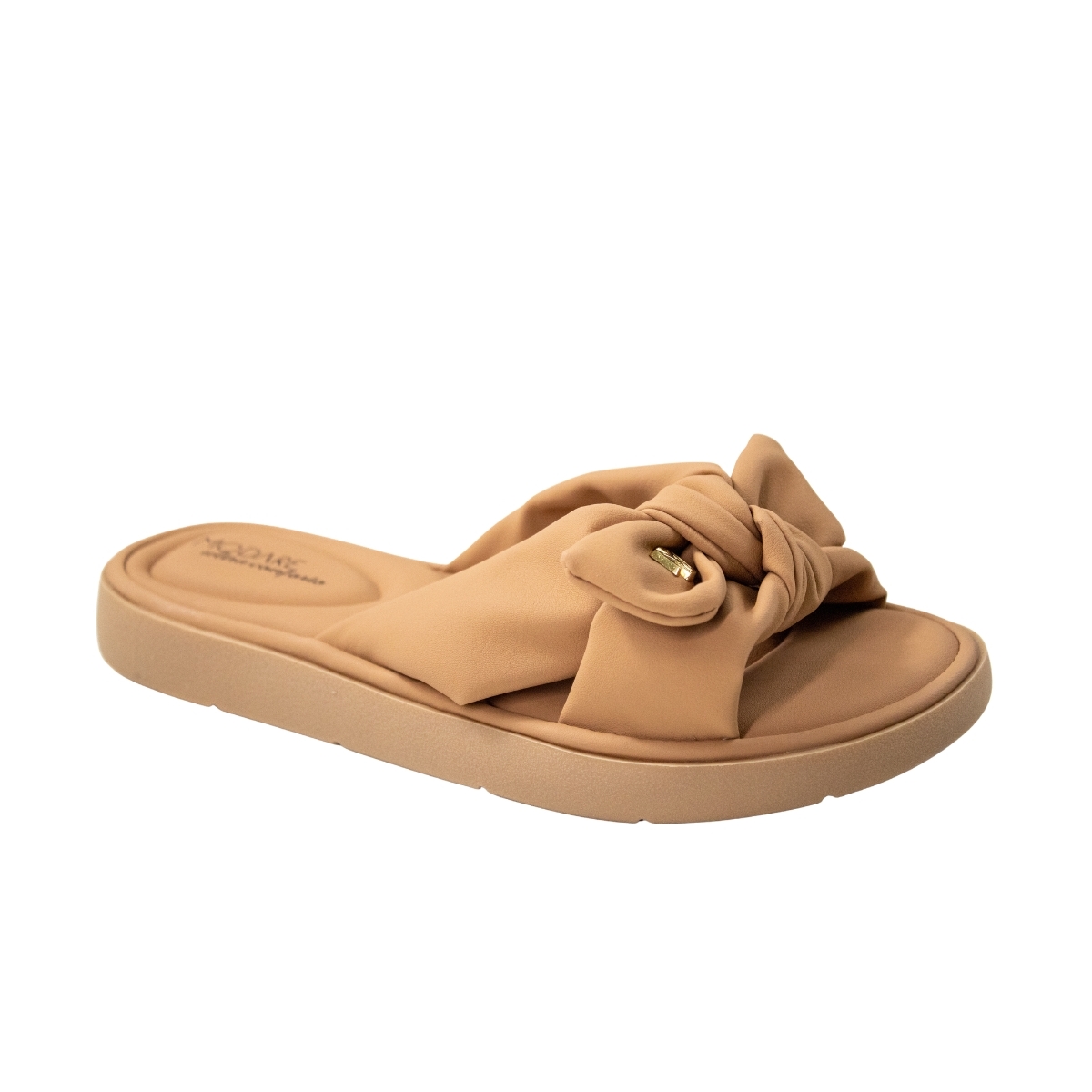 Tamanco Feminino Modare Rasteiro Laço  - NUDE