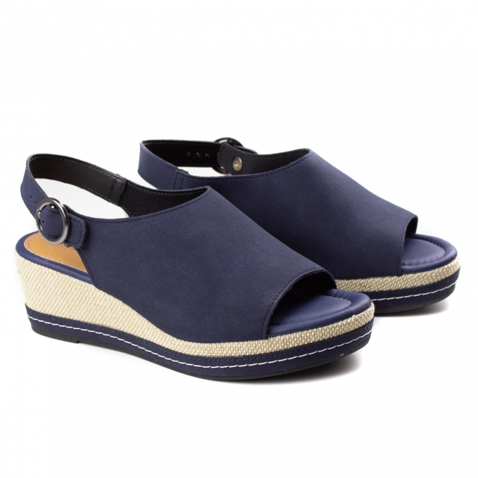 sandalia de corda anabela