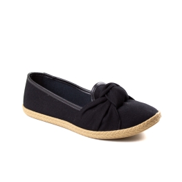 Alpargatas Laço Feminino Moleca - Preto