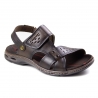 Sandália Couro Masculina Pegada - Cravo