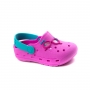 Crocs Óculos Bebê Feminino Pé Com Pé - Pink/turquesa