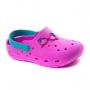 Crocs Óculos Infantil Feminino Pé Com Pé - Pink/turquesa