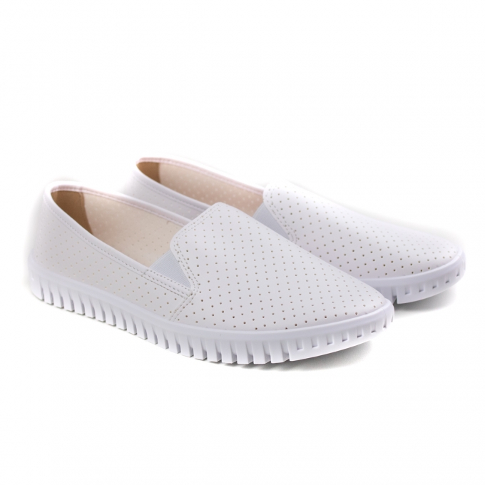 Tênis Feminino Moleca Slip On Twister - Branco - 5728102