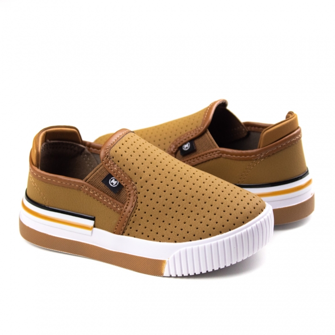 Tênis Masculino Bebê Molekinho Iate - Caramelo - 2615100