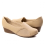 Sapato Anabela Feminino Modare - Bege