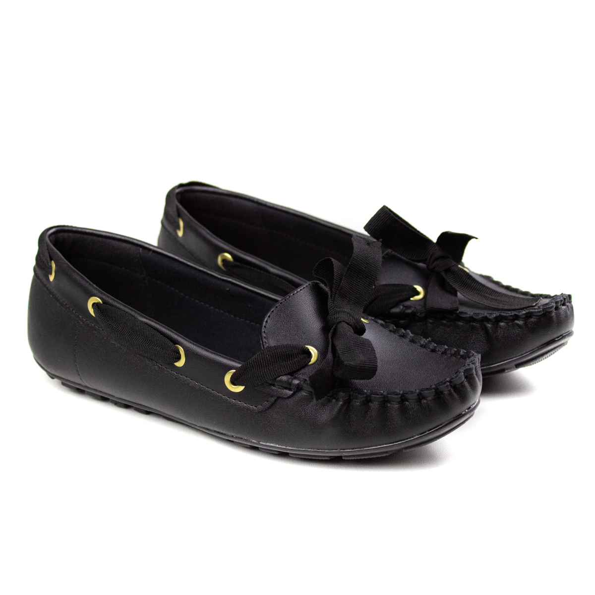 Mocassim Feminino Vizzano Laco - Preto - 1187365