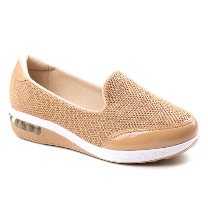 Tênis Conforto Gel Feminino Modare - Nude