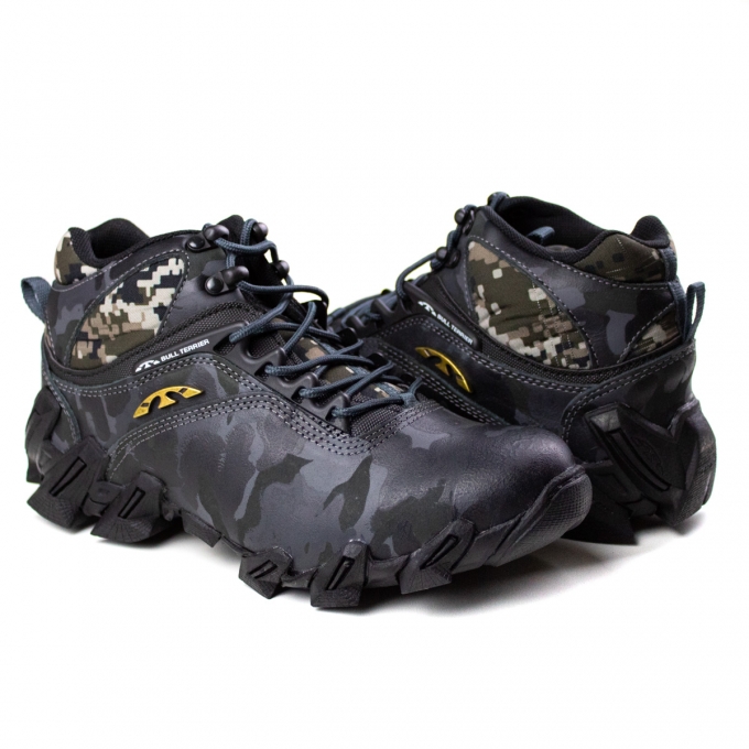 Bota Masculina Bull Terrier Adenture Havoc - Camuflado/chumbo - HAVOC