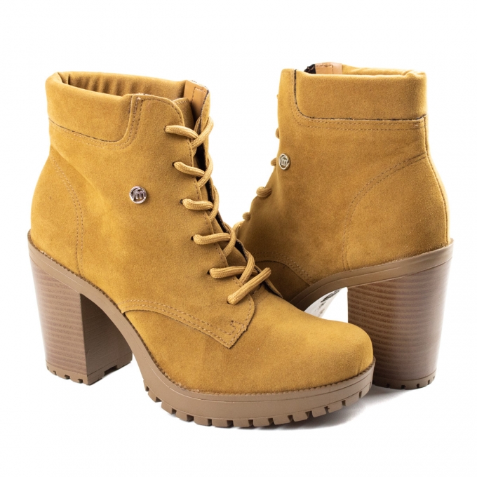 Bota Coturno Feminino Via Marte 216803 Preta 1066 | Tralo