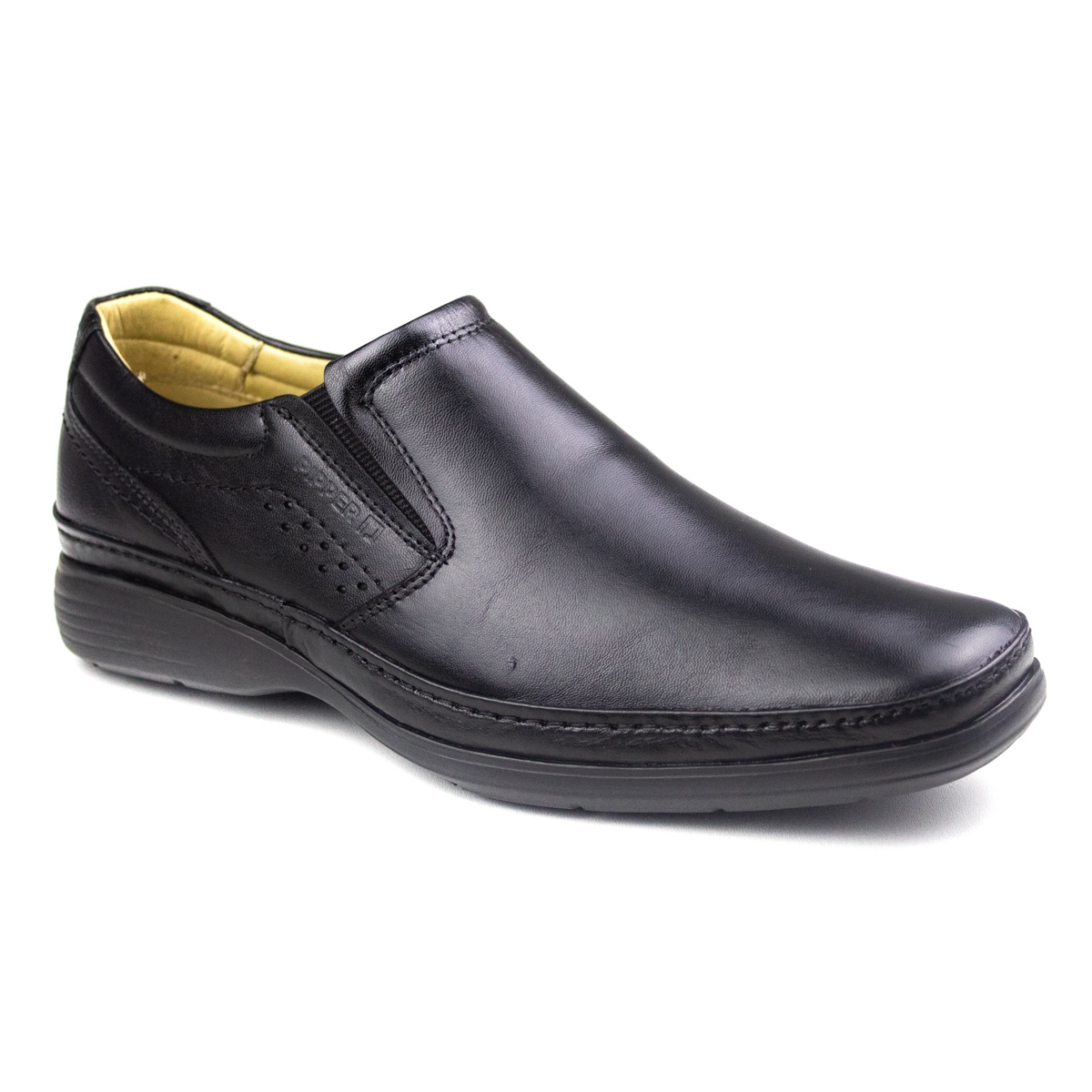 Sapato Comfort Calcar Masculino Pipper - Preto