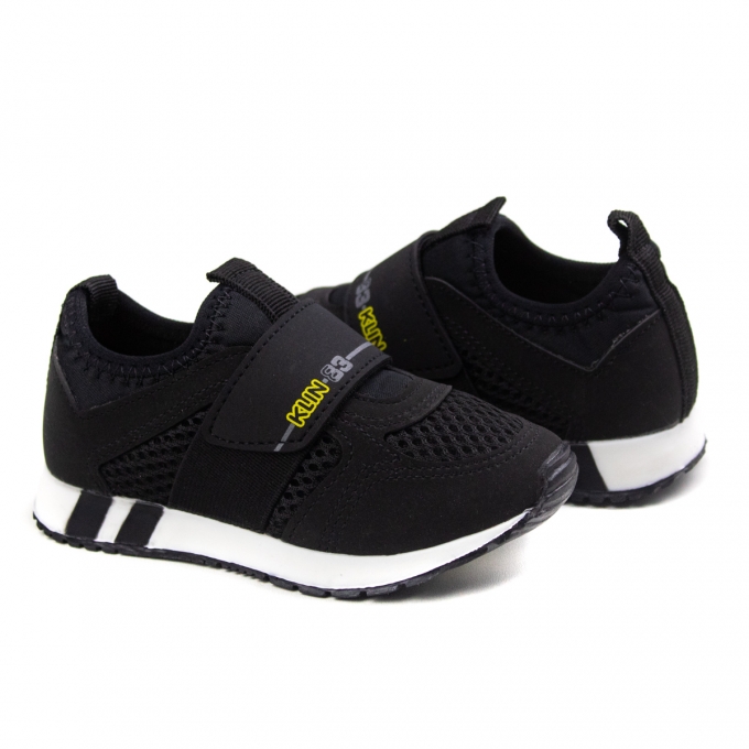 Tênis Infantil Masculino Klin Walk - Preto/amarelo - 216072 M