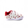 Tênis Feminino Bebê Pampili Pompom Frutas - Branco/vermelho