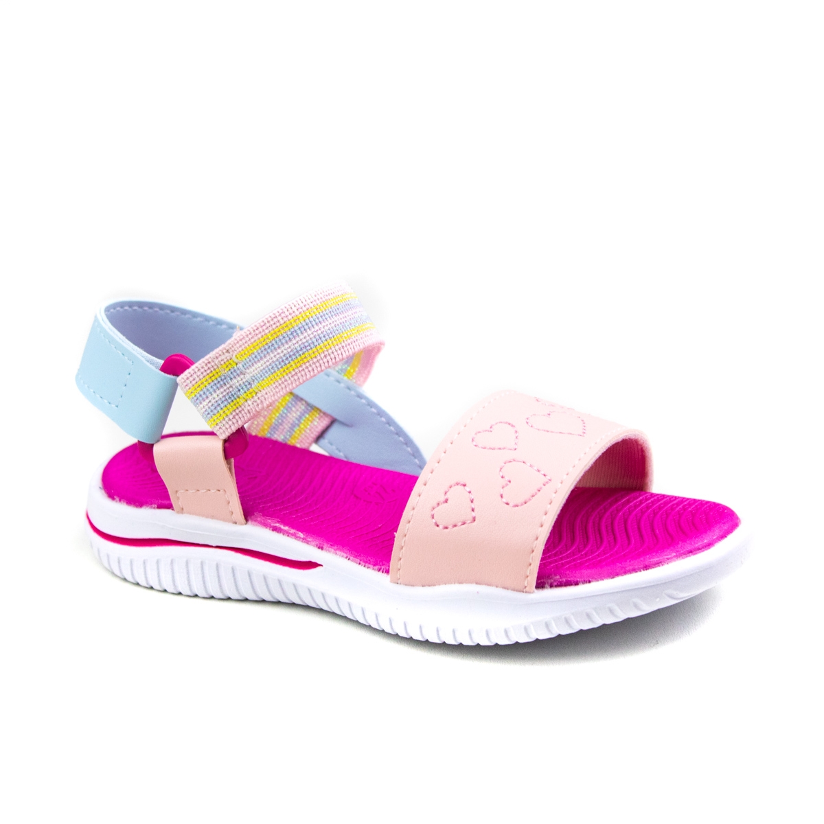 Sandália Infantil Feminina Kidy Free Style - Nude/colorido