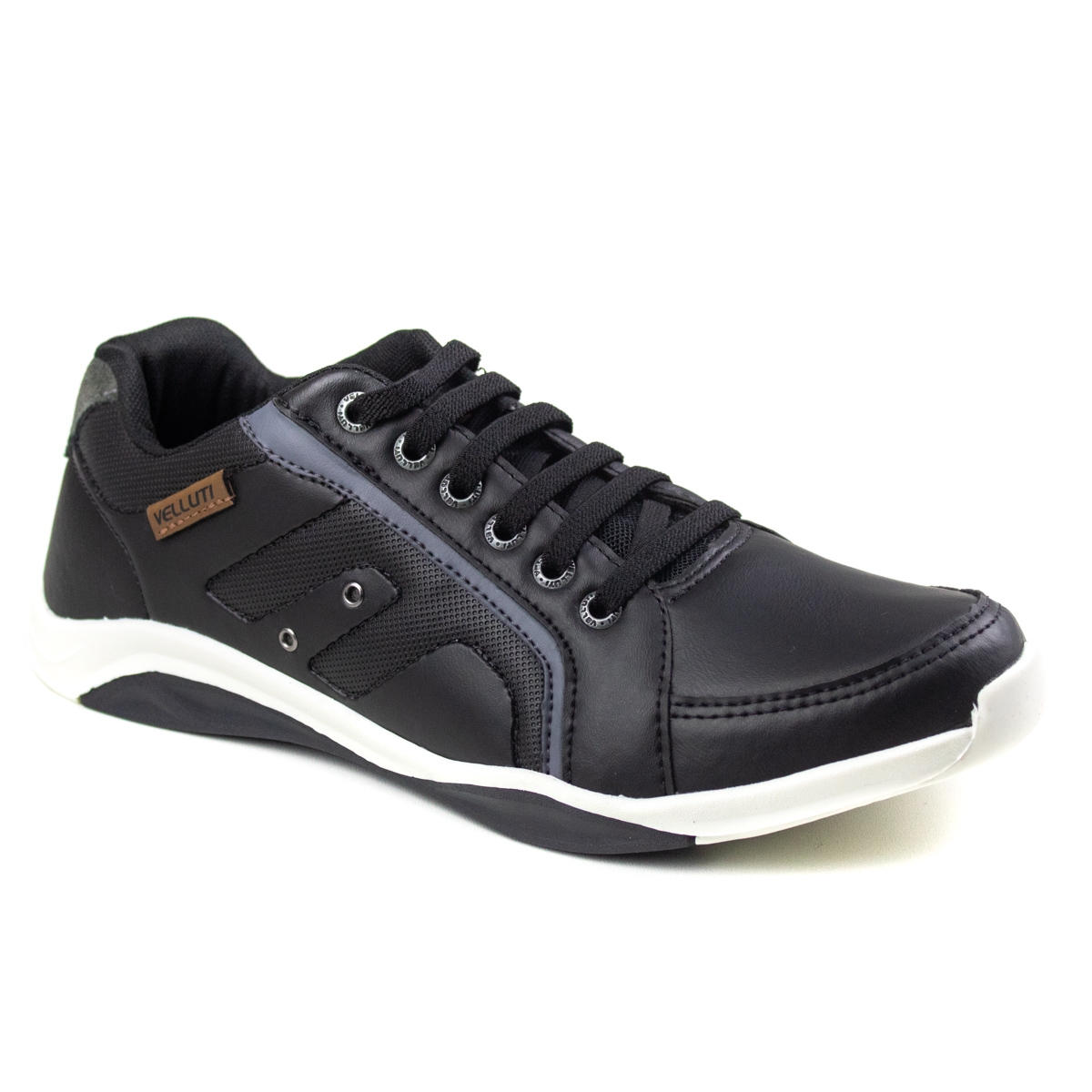 Sapatênis Masculino Velluti - Preto