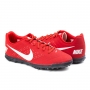 Chuteira Society Beco 2TF Masculina Nike - University red/white-black