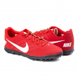 Chuteira Society Beco 2TF Masculina Nike - University red/white-black