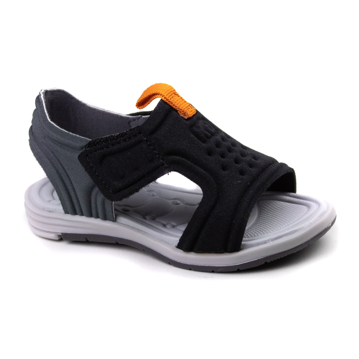 Sandália Infantil Masculina Kidy Equilíbrio  - Preto/grafite