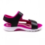 Sandália Infantil Feminina Kidy Wave Moto - Preto/pink