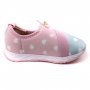 Tênis Infantil Feminino Molekinha Corações - Rosa/light turquesa