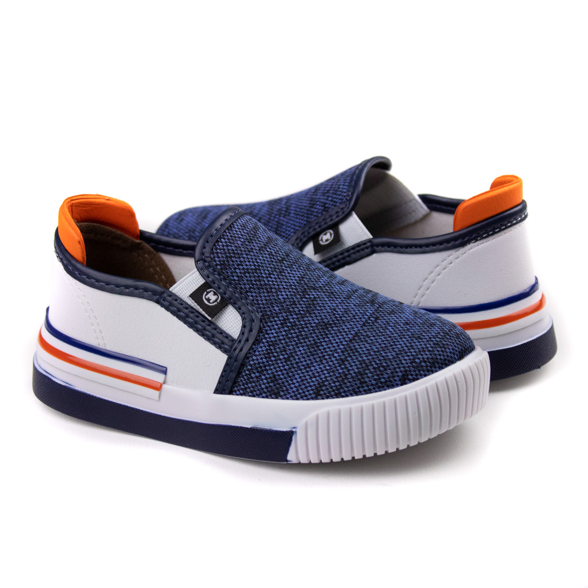 Tênis Molekinho Bebê Masculino Iate Mescla - Multi azul/branco - 2615100 M