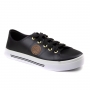 Tênis Casual Feminino Moleca - Preto
