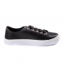 Tênis Casual Feminino Moleca - Preto