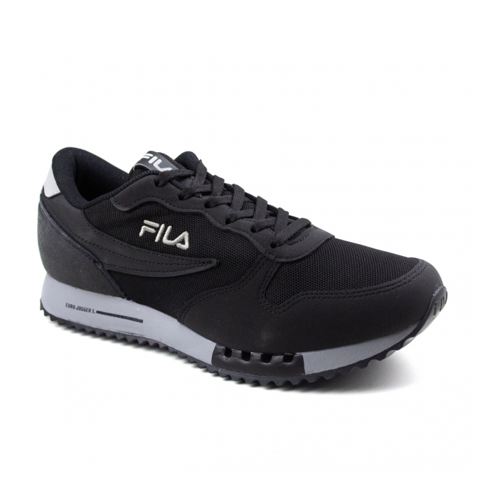 Tênis Masculino Fila Euro Jogger Sport - Preto/cinza