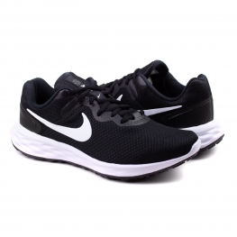 Tênis Masculino Nike Revolution 6 - Black/white-iron grey