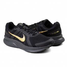 Tênis Masculino Nike Run Swift 2 - Black/metallic gold-dk grey