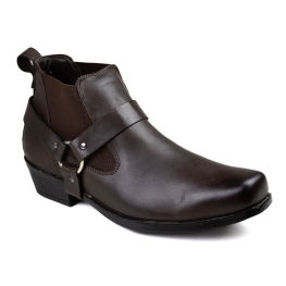 Bota Masculina Zapattero Coutry - Dark brown