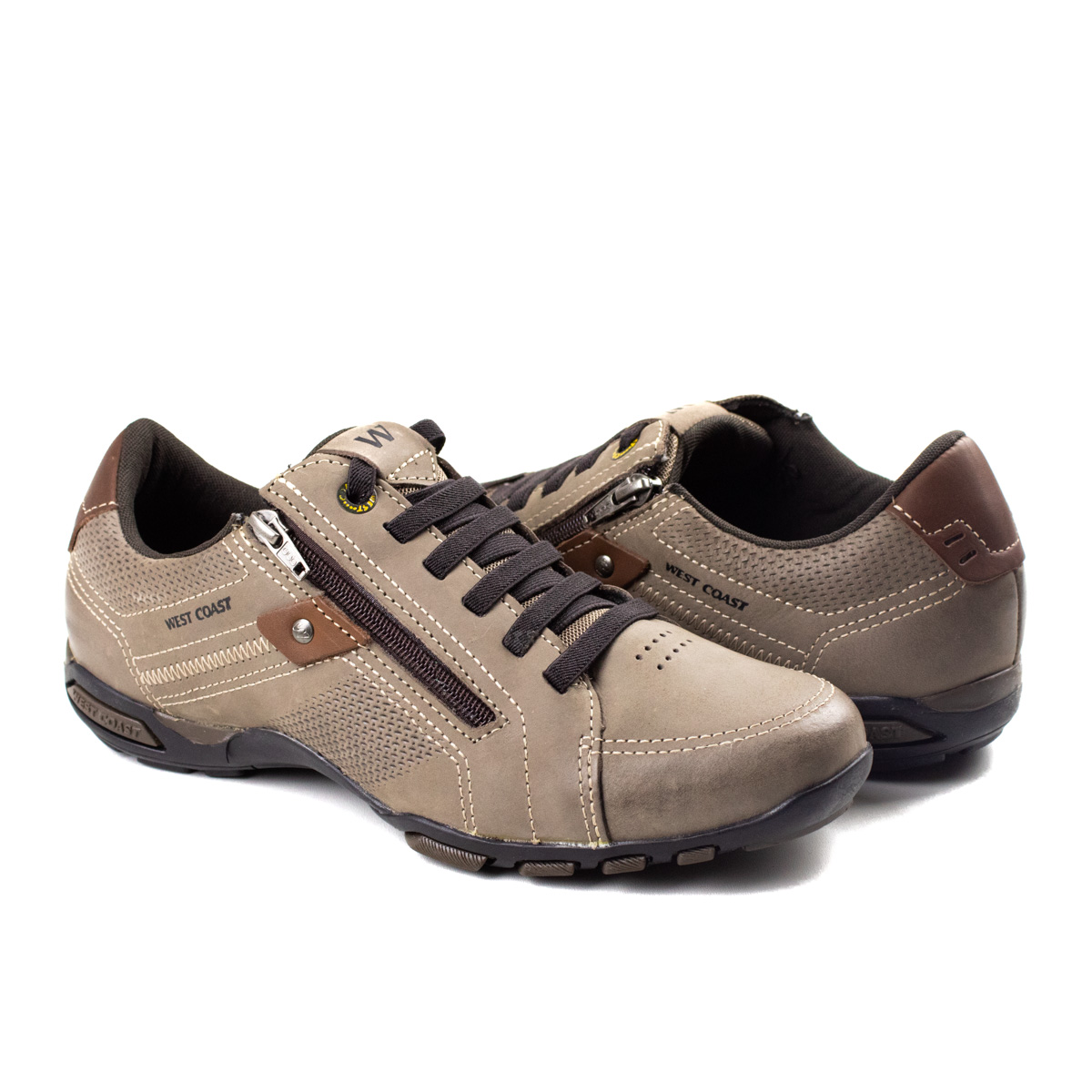 Sapatênis Spark Masculino West Coast - Rato/conhaque - 46585