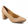 Sapato Feminino Salto Pelica - Nude