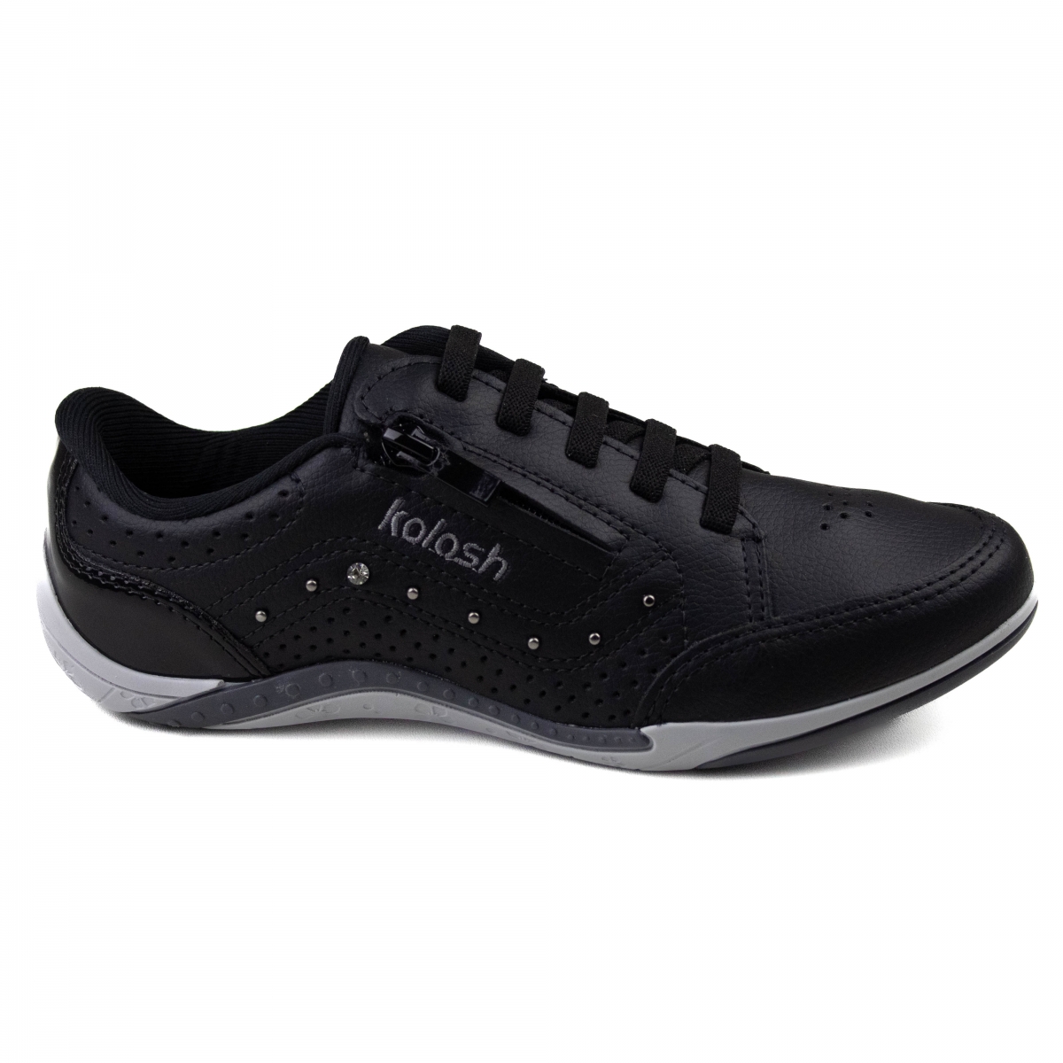 Tênis Feminino Kolosh Casual Hades - Preto