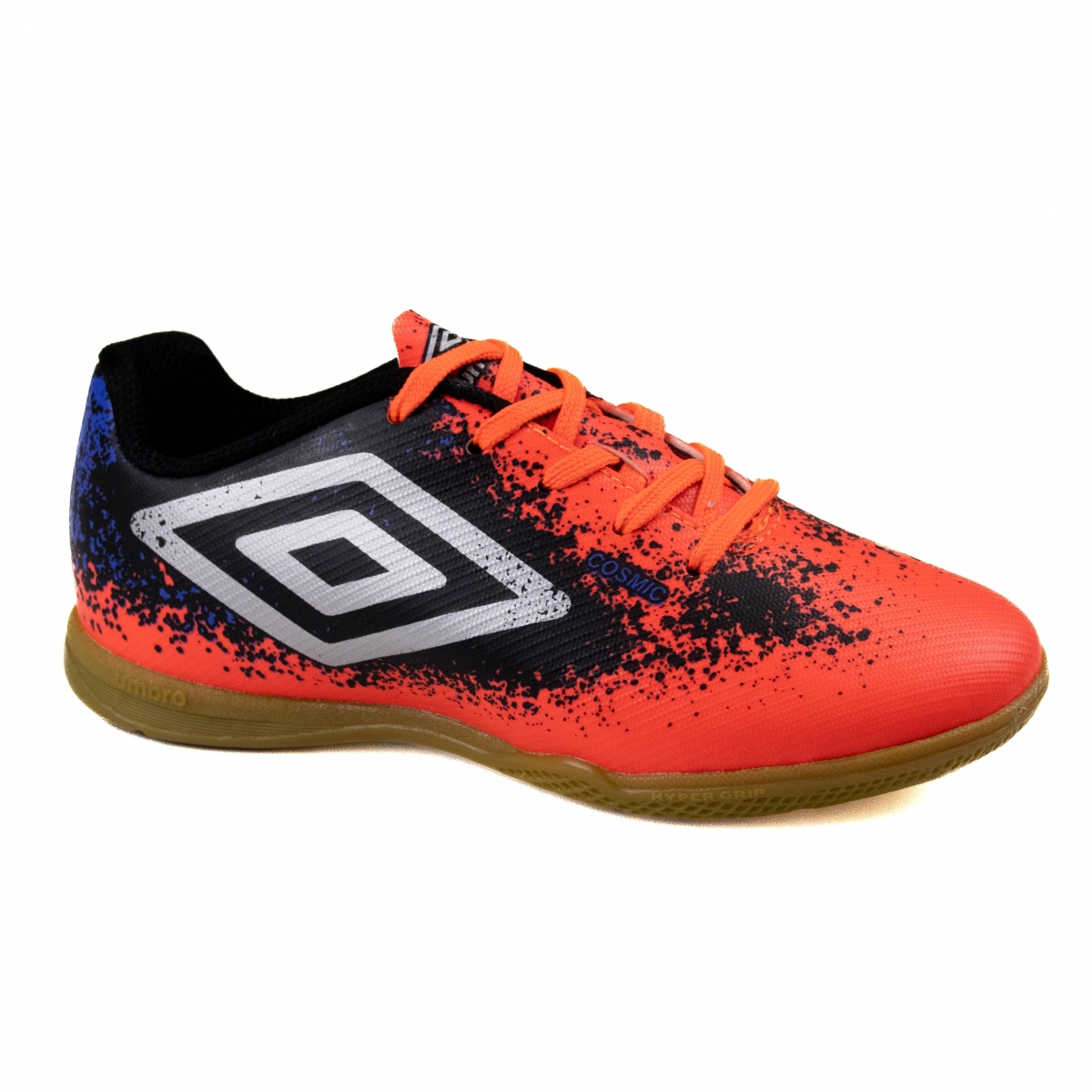 Chuteira Futsal Infantil Masculino Indoor Cosmic - Coral/prata/preto