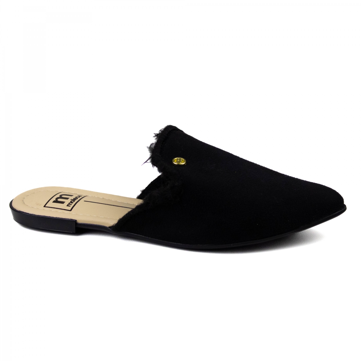 Mulle Feminino Moleca Pelo - Preto