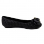 Sapatilha Feminina Moleca Fivela - Preto