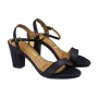 Sandália Feminina Salto Vizzano Pelica - Preto