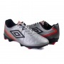 Chuteira Campo Umbro Attak Eternal - Prata/preto/coral