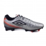 Chuteira Campo Umbro Attak Eternal - Prata/preto/coral