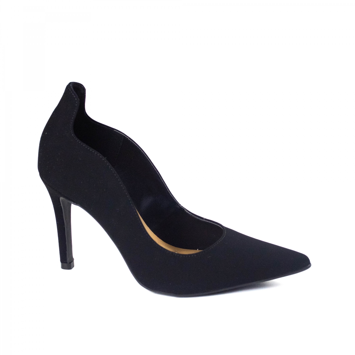 Sapato Feminino Bebecê Salto Scarpin  - Preto