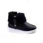 Bota Infantil Feminina Molekinha Cano Baixo Pelo  - Preto