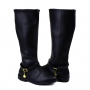 Bota Infantil Feminina Molekinha Cano Alto - Preto
