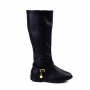 Bota Infantil Feminina Molekinha Cano Alto - Preto