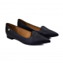 Sapatilha Feminina Vizzano Bico Fino - Preto
