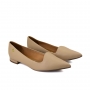 Sapatilha Feminina Vizzano Bico Fino - Bege