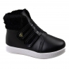Tênis Bebê Feminino Molekinha Cano Médio - Preto
