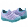 Tênis Bebê Feminino Novopé Led  - Sereia/azul