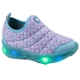 Tênis Bebê Feminino Novopé Led  - Sereia/azul